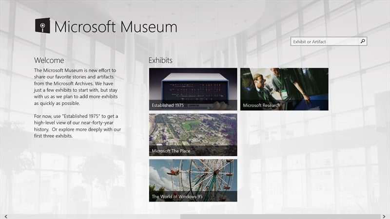 New Microsoft Museum app is strictly for fans