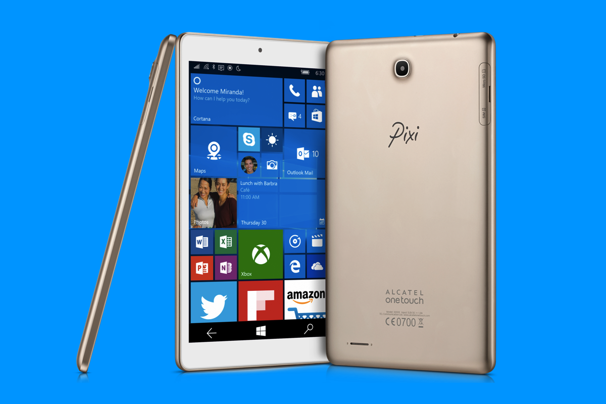 Alcatel OneTouch announces its 8-inch Windows 10 tablet, the Pixi 3