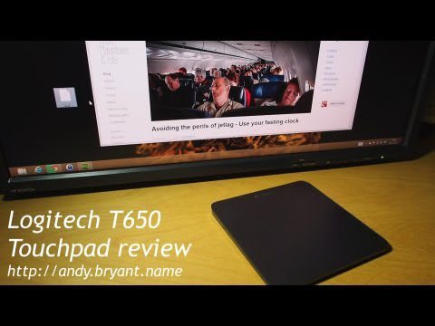 Logitech T650 wireless touchpad on Windows 8 reviewed