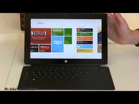 Detailed video review of the Microsoft Surface RT