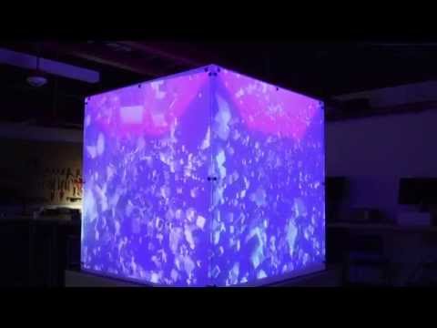 Check Out Microsoft’s Cube, An Interactive Art Installation Which Celebrates Electronic Music, Visual Art And New Media