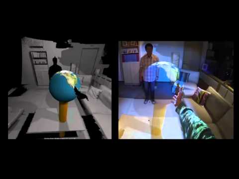 Microsoft’s New Spatial Augmented Reality System Allows Interaction With 3D Virtual Objects