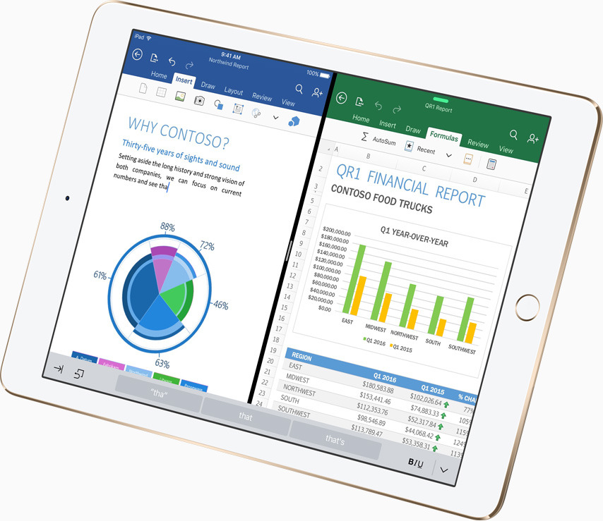 Microsoft Confirms That Office Apps Will Be Free On The New, Smaller iPad Pro