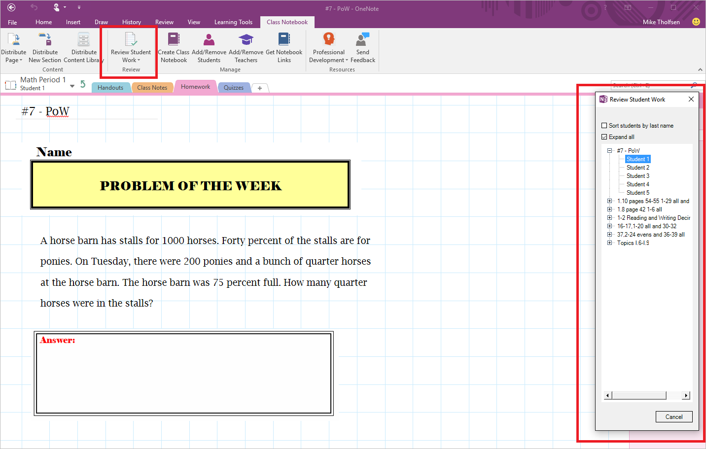 to do in onenote