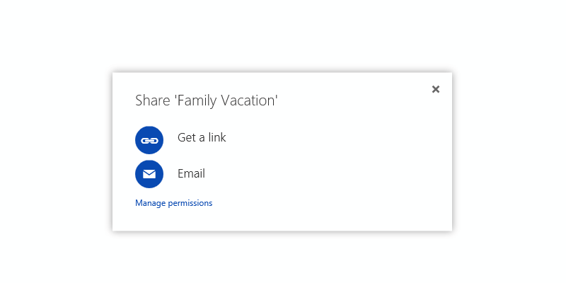 OneDrive gets a “simpler” sharing experience on the Web