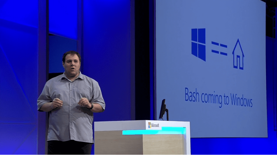 Microsoft shows off Bash running on Windows 10