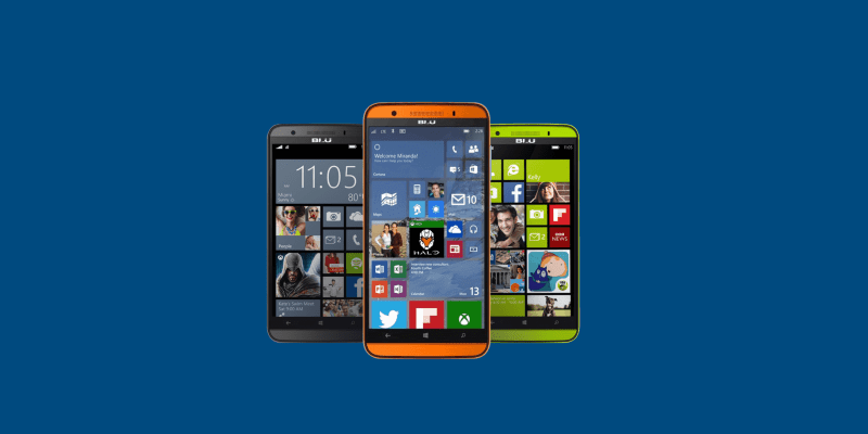 Déploiement de Windows 10 Mobile sur BLU Win HD LTE X150E en Inde