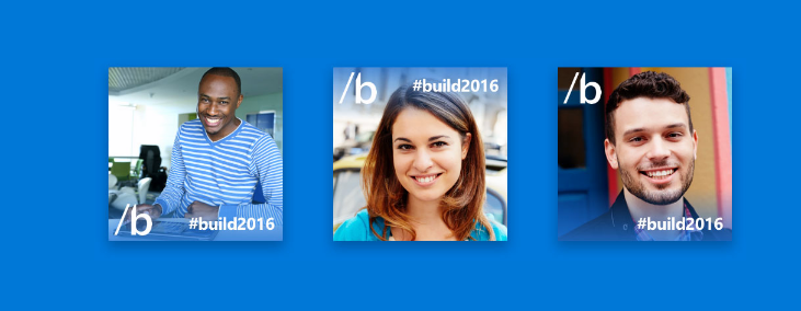 Get ready for Build 2016 with this official profile picture badge ...