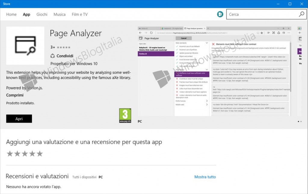 Microsoft Edge’s Page Analyzer extension pops up in the store, should be coming soon