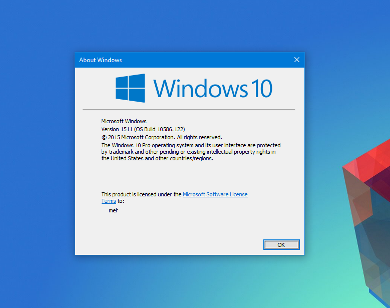 Microsoft releases Windows 10 Build 10586.122 to users : Updated with changelog