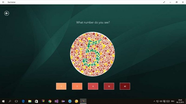 Developer Submission: Eye trainer - an eye test app for your Windows 10 ...