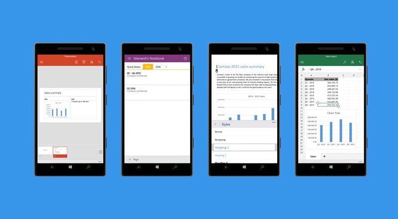 microsoft office timeline mobile