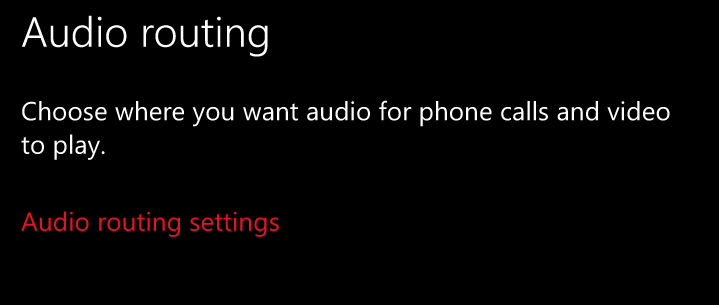 Windows 10 Mobile is getting Call Audio Routing option in Redstone