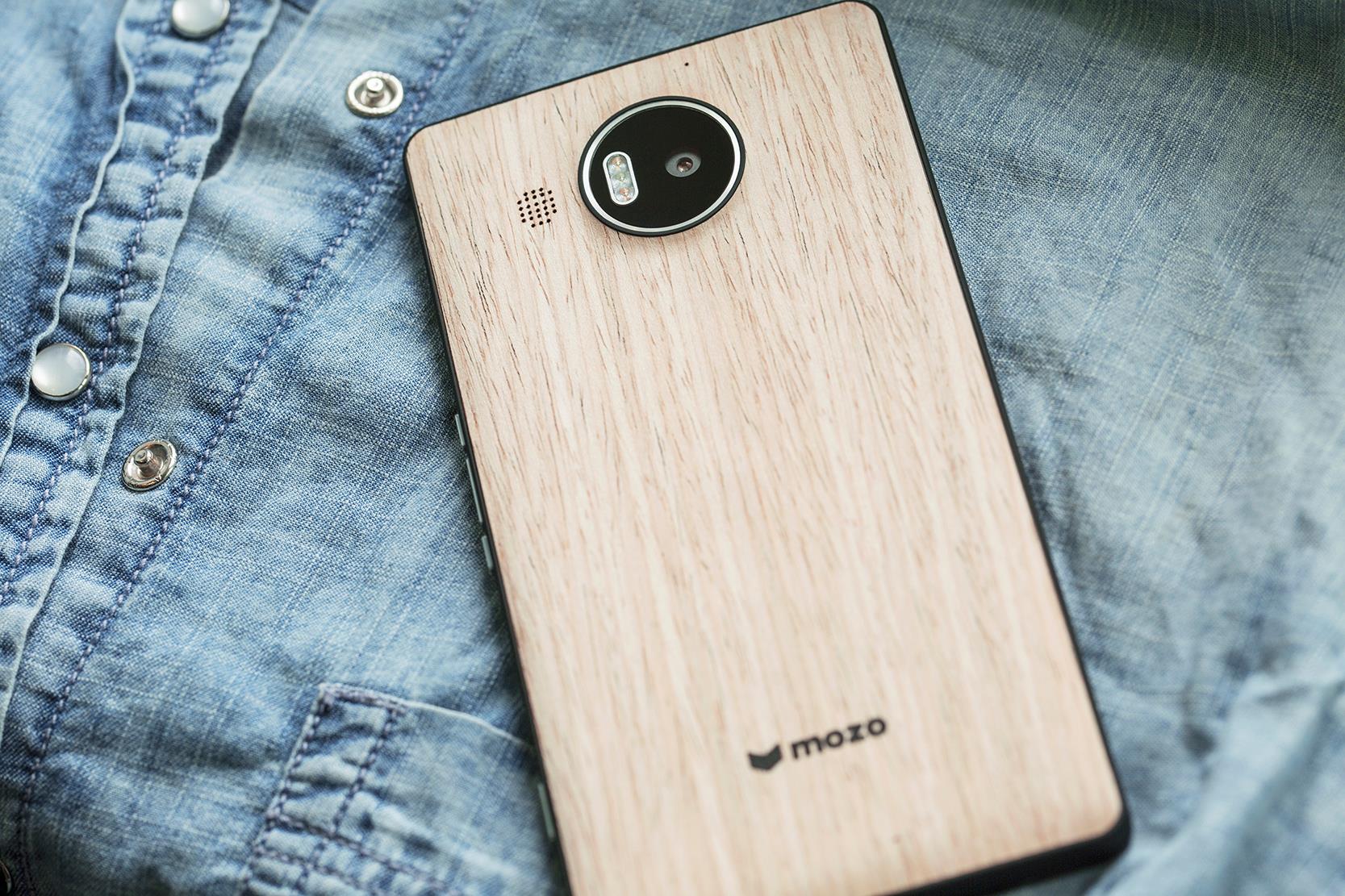 כיסוי אחורי טעינה אלחוטית מעץ Mozo עבור Lumia 950 ו- Lumia 950 XL זמין כעת להזמנה מראש