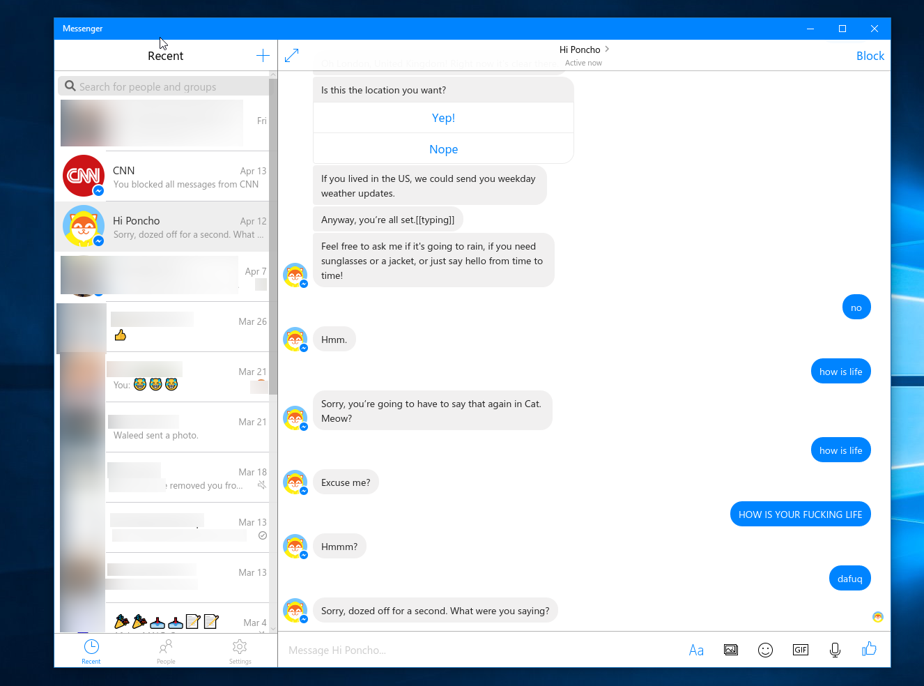 facebook messenger for pc windows 10