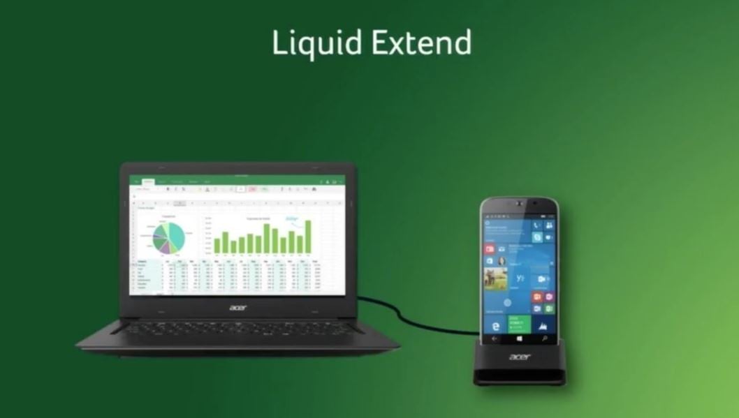 Acer Reveals Liquid Extend Laptop Accessory For Jade Primo Windows 10 Mobile Device