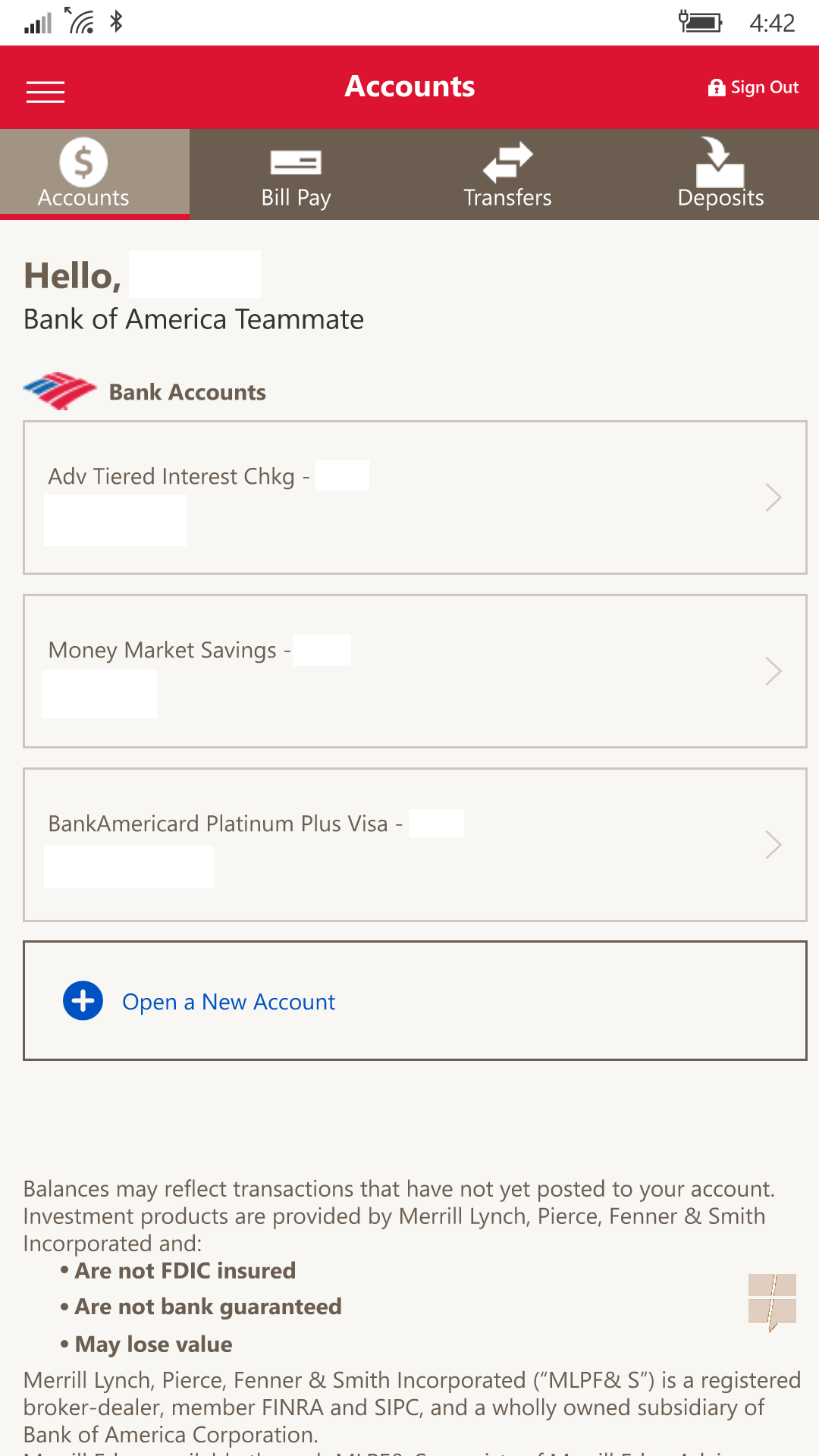 bank of america mobile app for mac