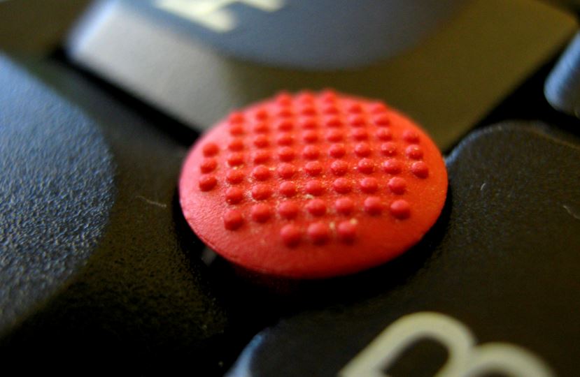 Microsoft working on a Lenovo TrackPoint like pointing stick for its devices