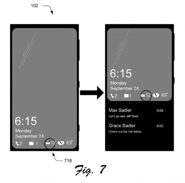 Microsoft patents rich lock screen notifications on mobile devices ...