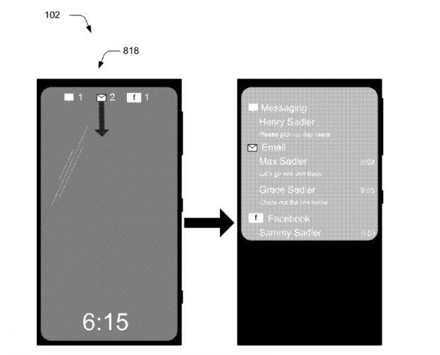 Microsoft patents rich lock screen notifications on mobile devices ...