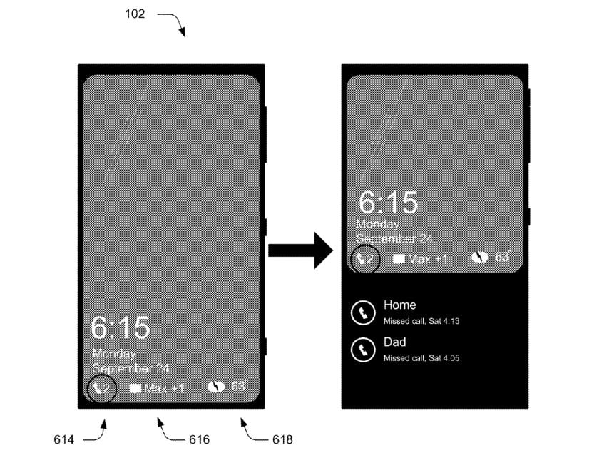 Microsoft patents rich lock screen notifications on mobile devices