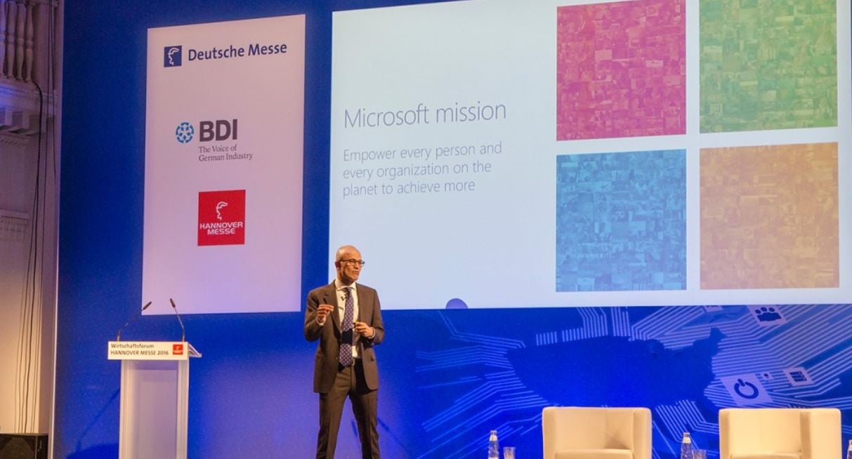 Satya Nadella talks about how digital transformation is changing the face of manufacturing