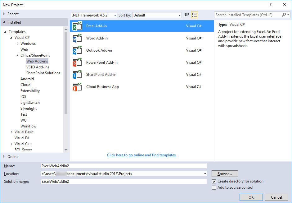 advanced installer project visual studio 2015