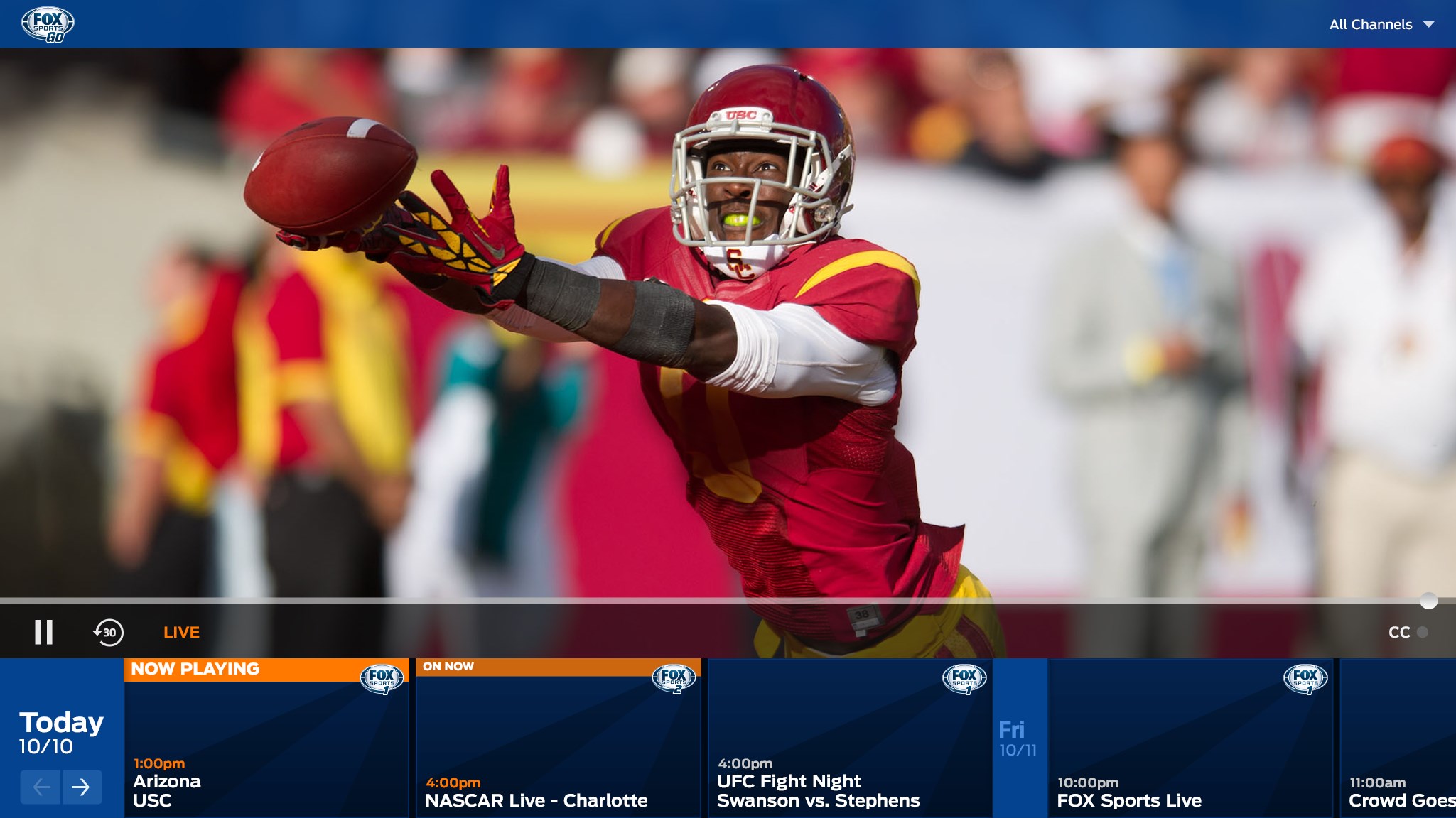 FOX Sports Go now a Universal Windows App, available for PC and Mobile