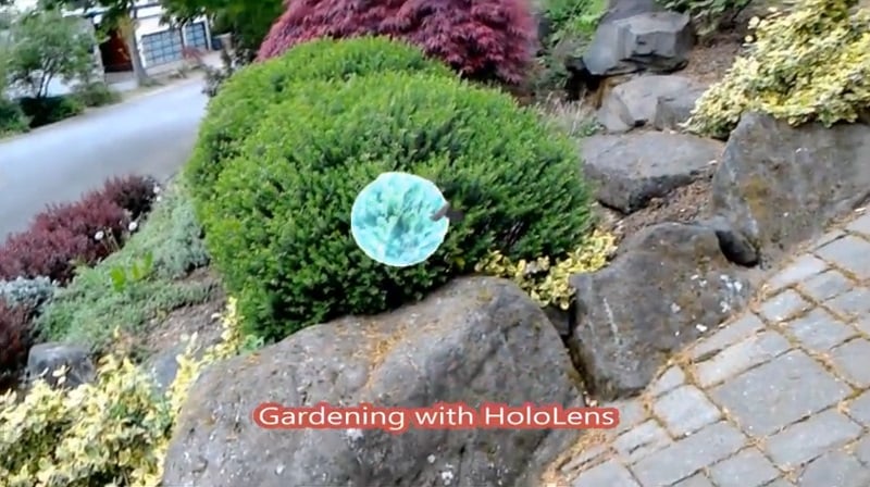 Hololens encontra um lar na jardinagem paisagística (vídeo)