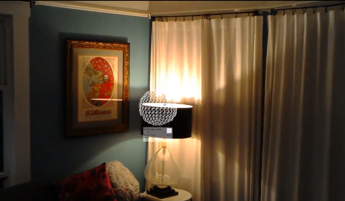 Hololens расширяет свою мощность, теперь можно управлять двумя лампами взглядом, голосом и жестами (видео)