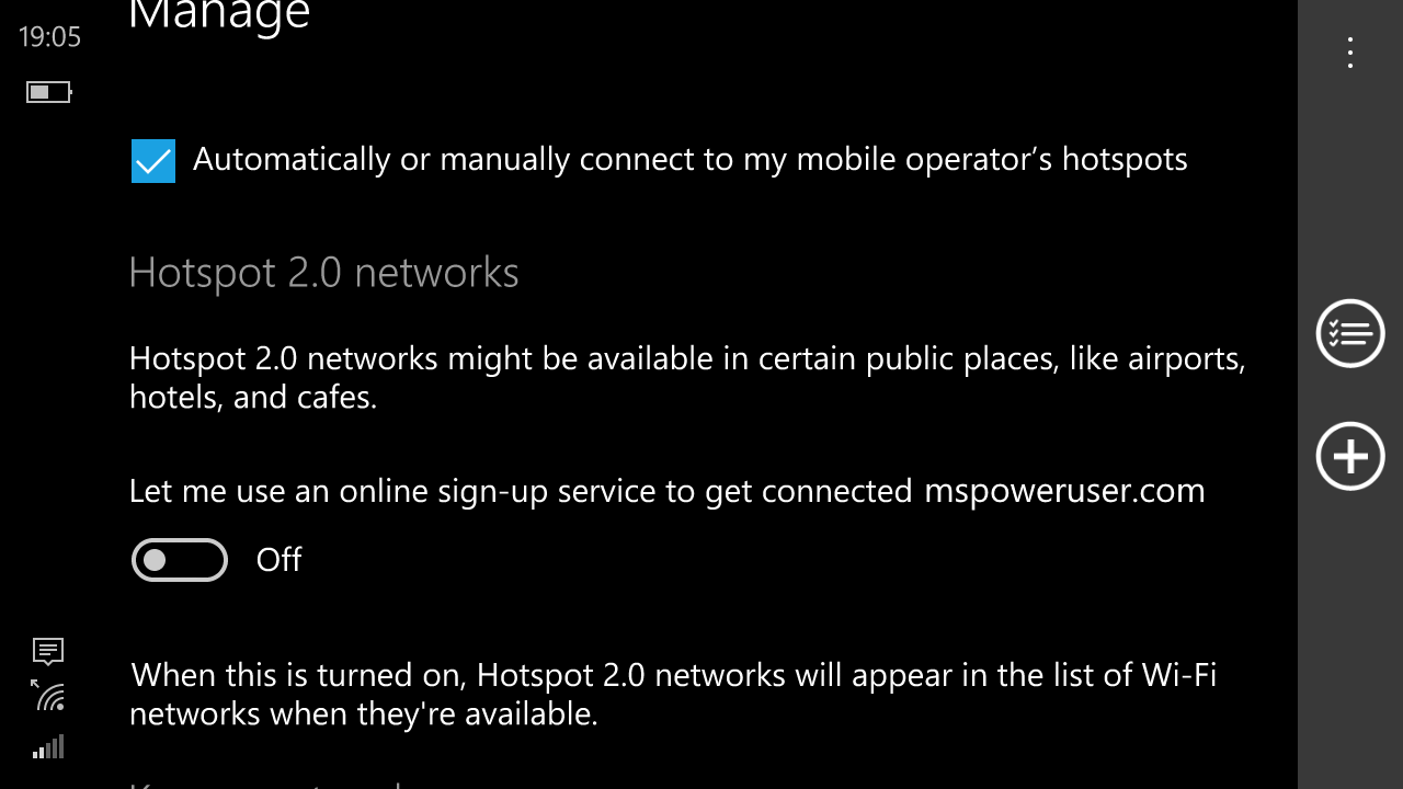 Windows 10 Mobile Redstone will get Hotspot 2.0 support very soon