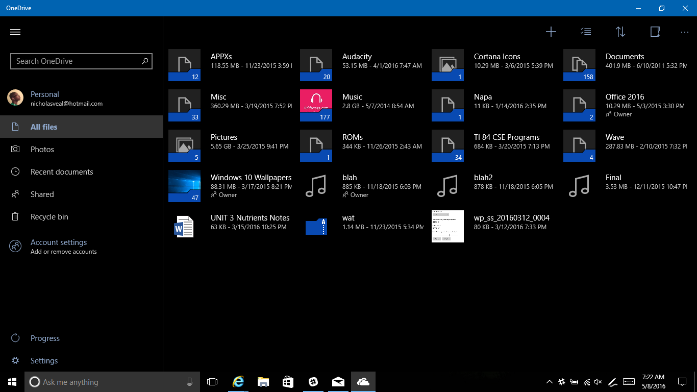 onedrive download album