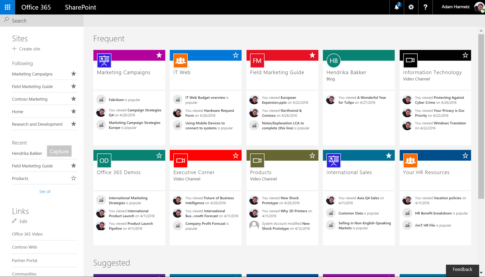 Microsoft announces new SharePoint home page and modern team sites ...
