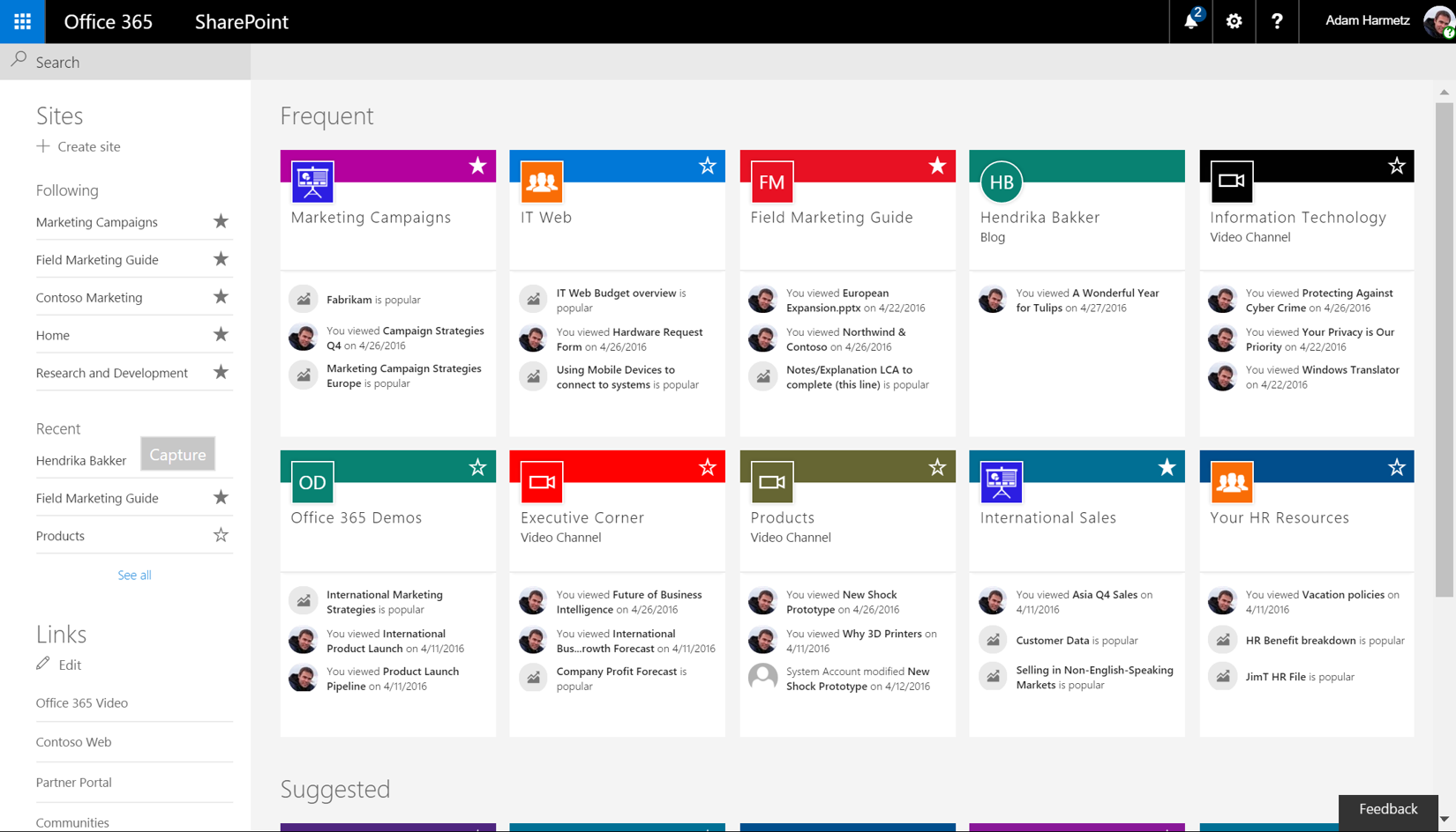 Microsoft announces new SharePoint home page and modern team sites -  MSPoweruser