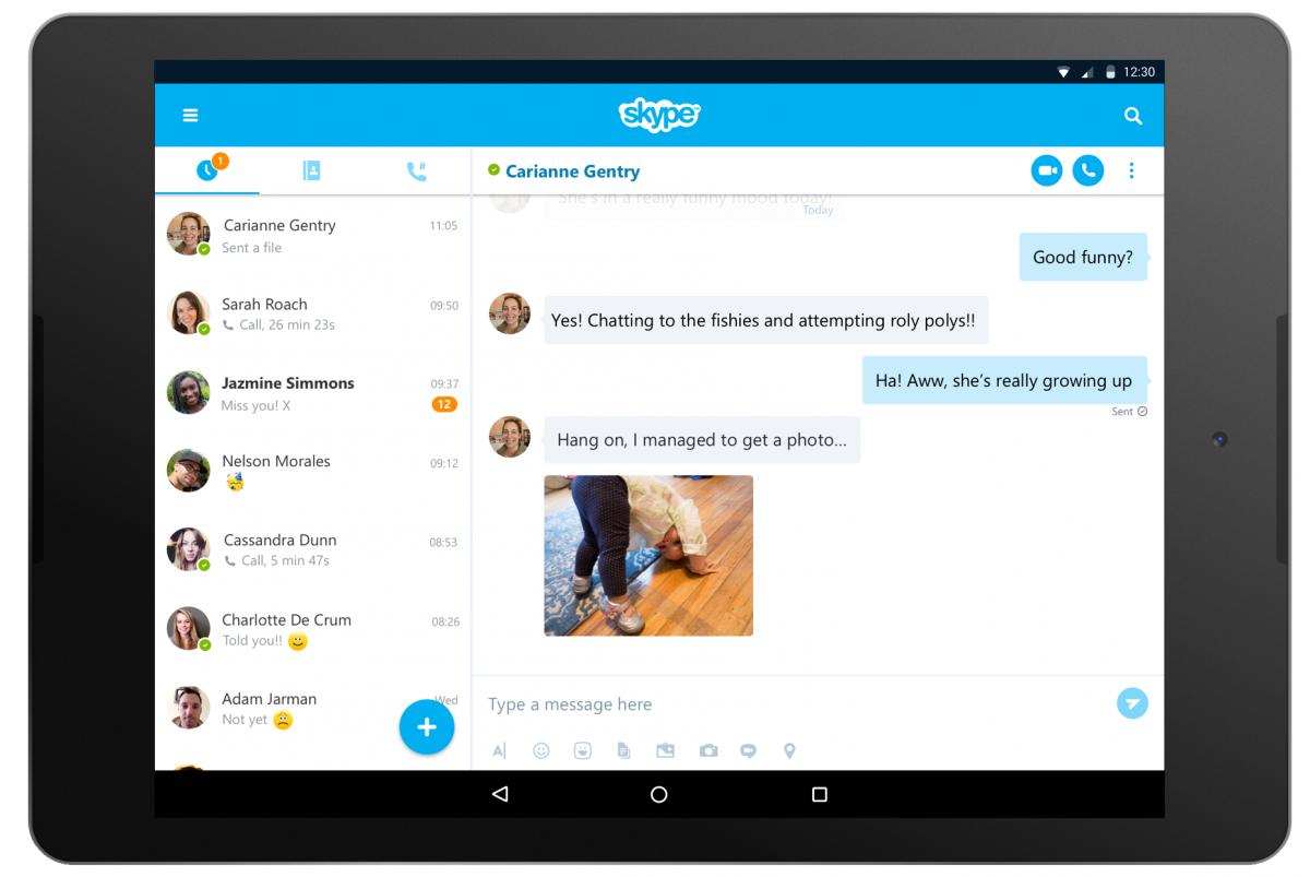 how to add contacts skype samsung tablet