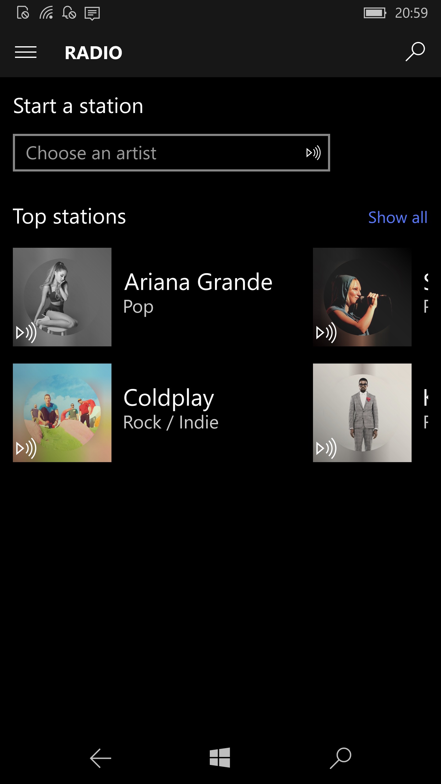 groove music app album art blurry