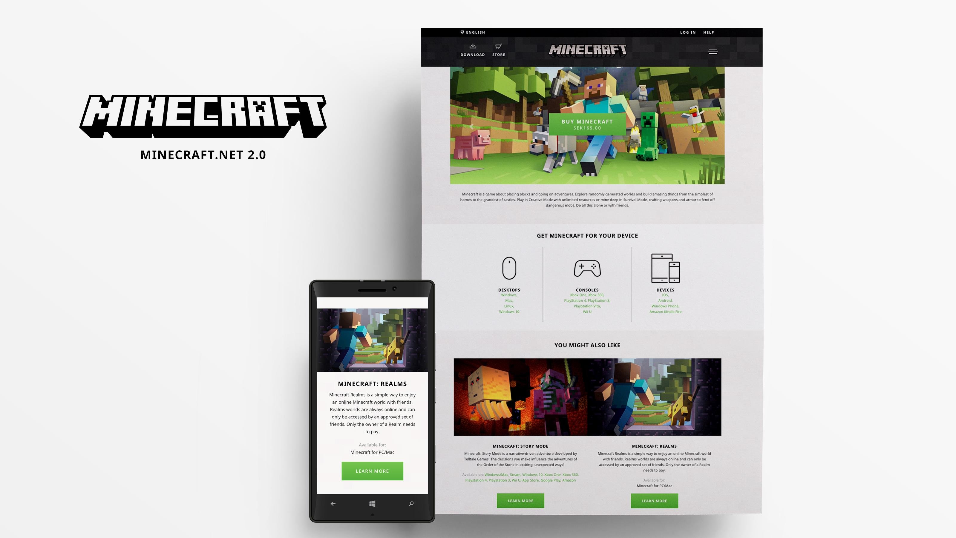 Mojang launches updated Minecraft.net website