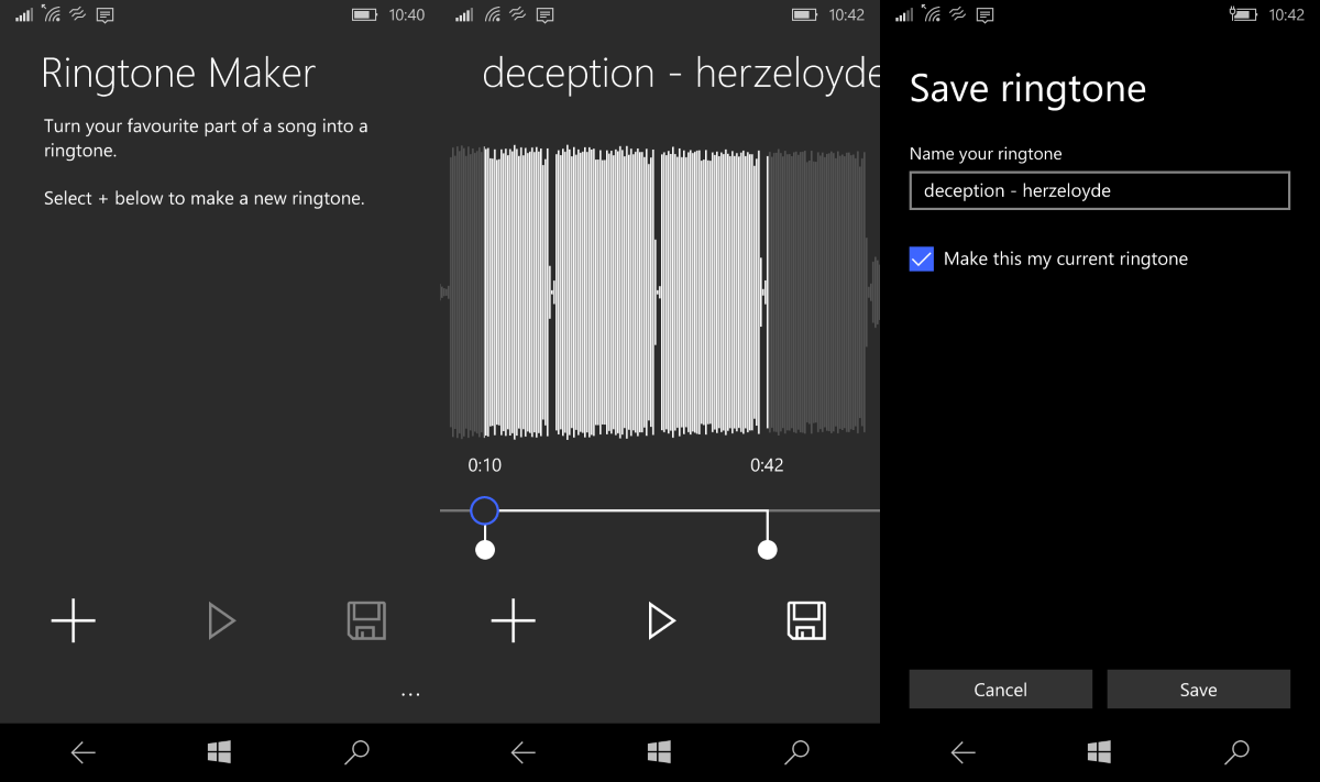 Microsoft’s Ringtone Maker for Windows 10 Mobile gets a minor update