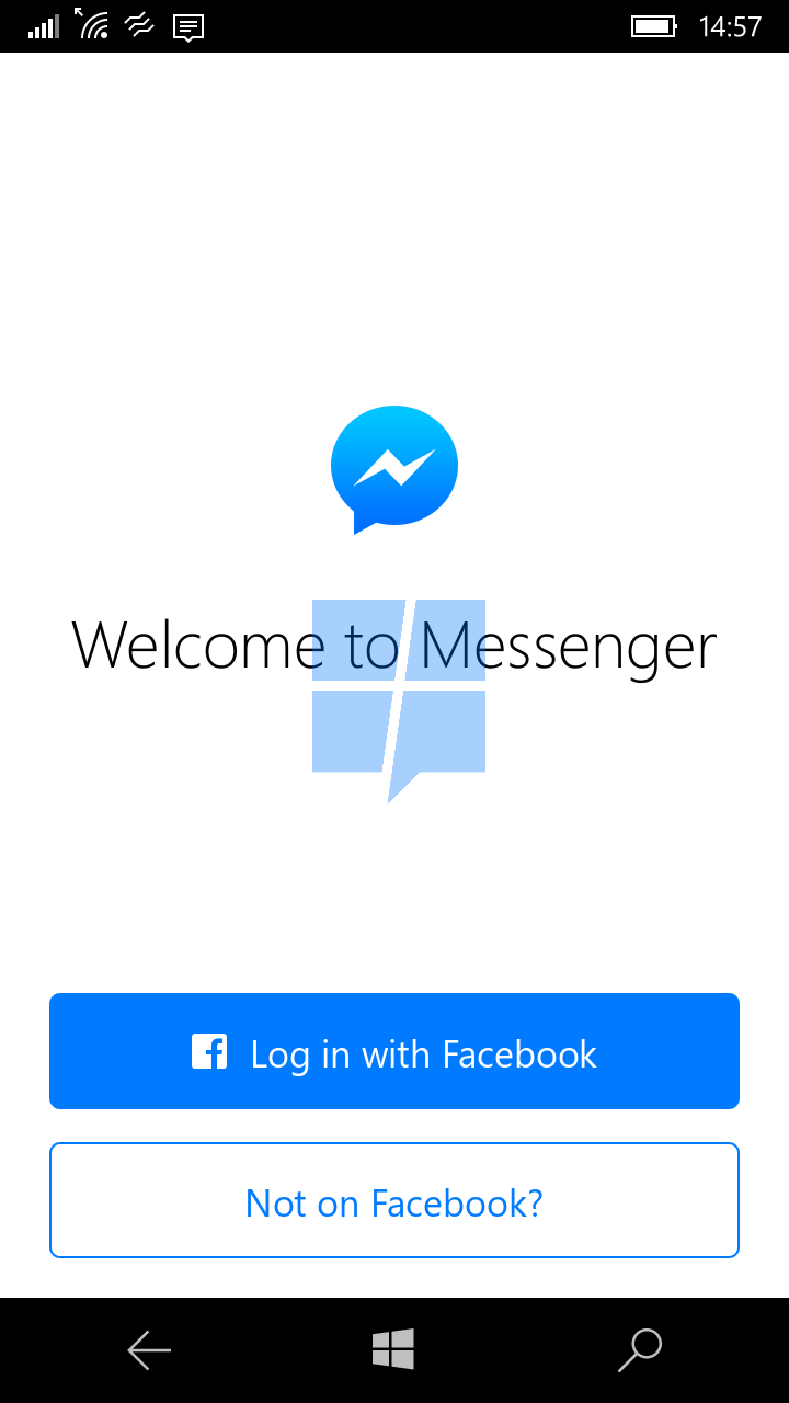 facebook messenger app windows 10