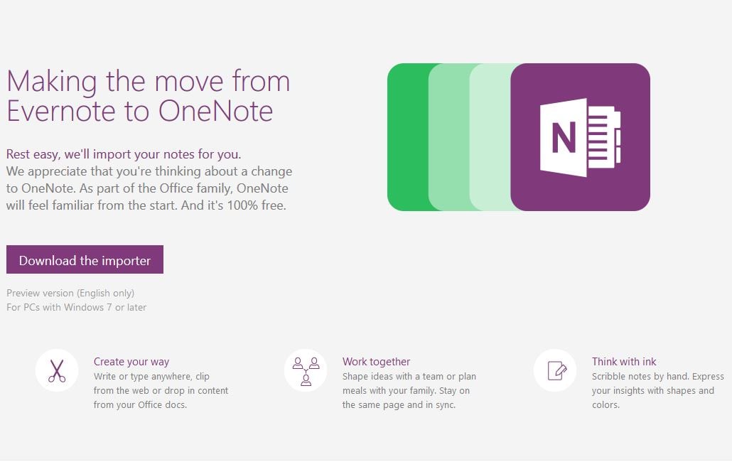onenote evernote conversion tool