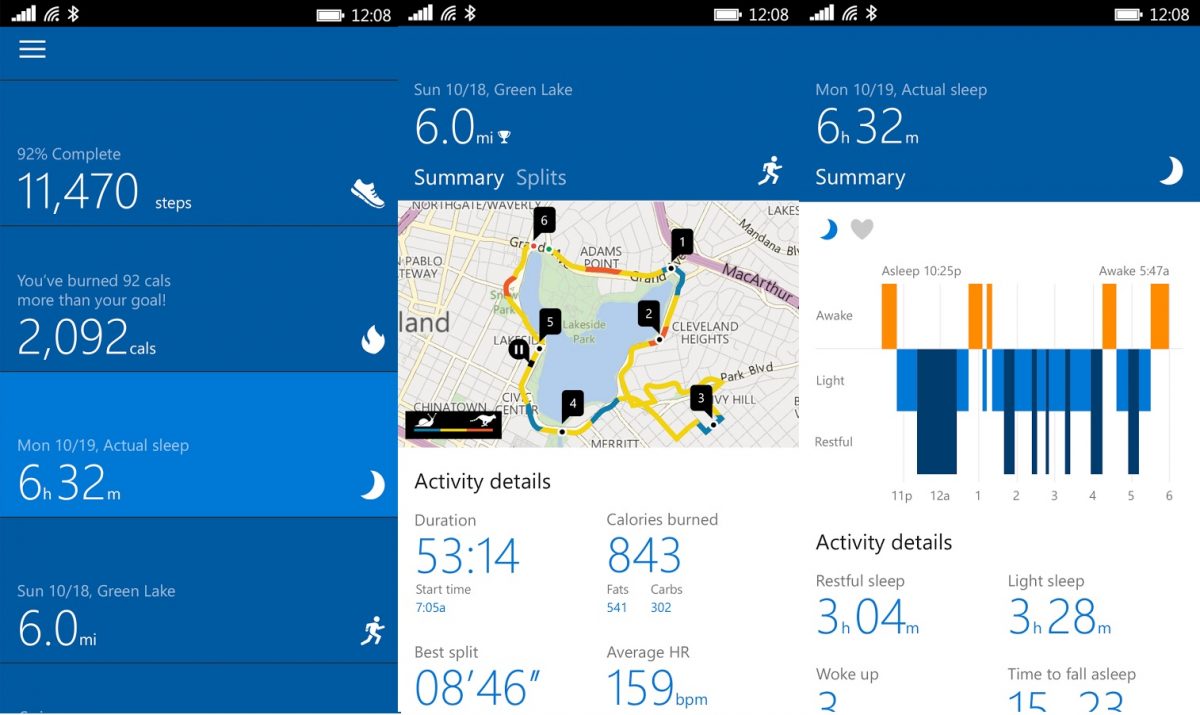 Microsoft Health app for Windows 10 Mobile and Android updated