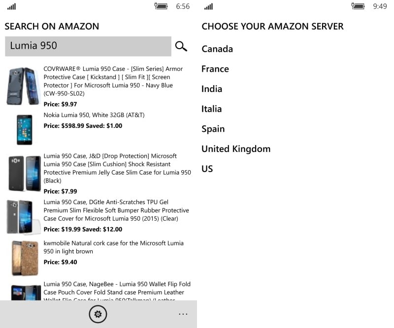 Developer Submission: Amazon Search Unofficial – A new client for search on amazon