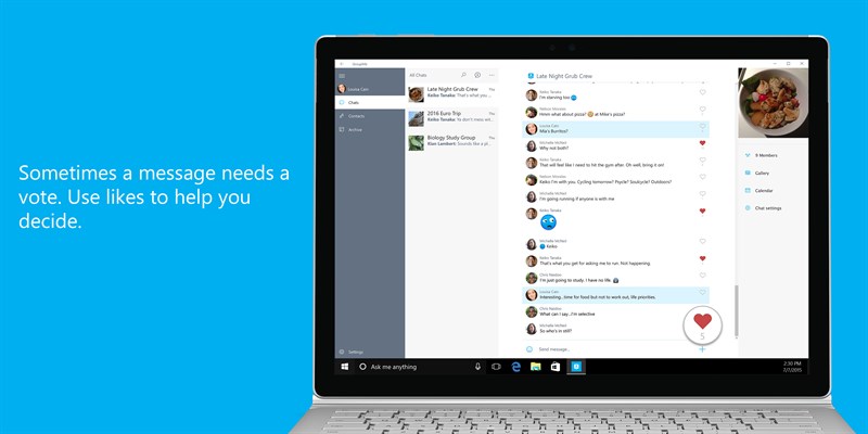 GroupMe Windows app updated with support for copy and pasting files via the clipboard