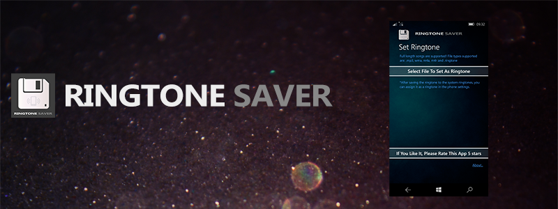 Developer Submission: Ringtone Saver – Easily set full-lenght songs or other audiofiles as ringtones