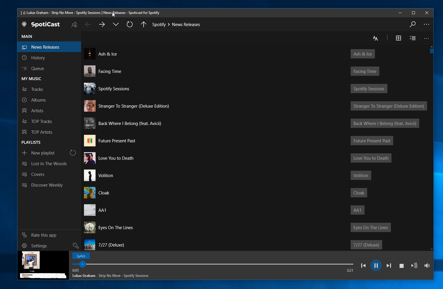 download the new for windows Spotify 1.2.14.1141