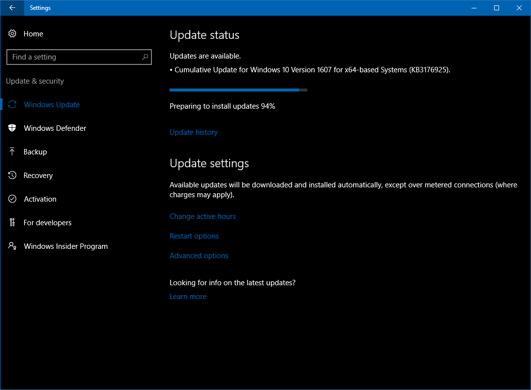 Here’s what’s improved and fixed in Windows 10 Build 14393.3