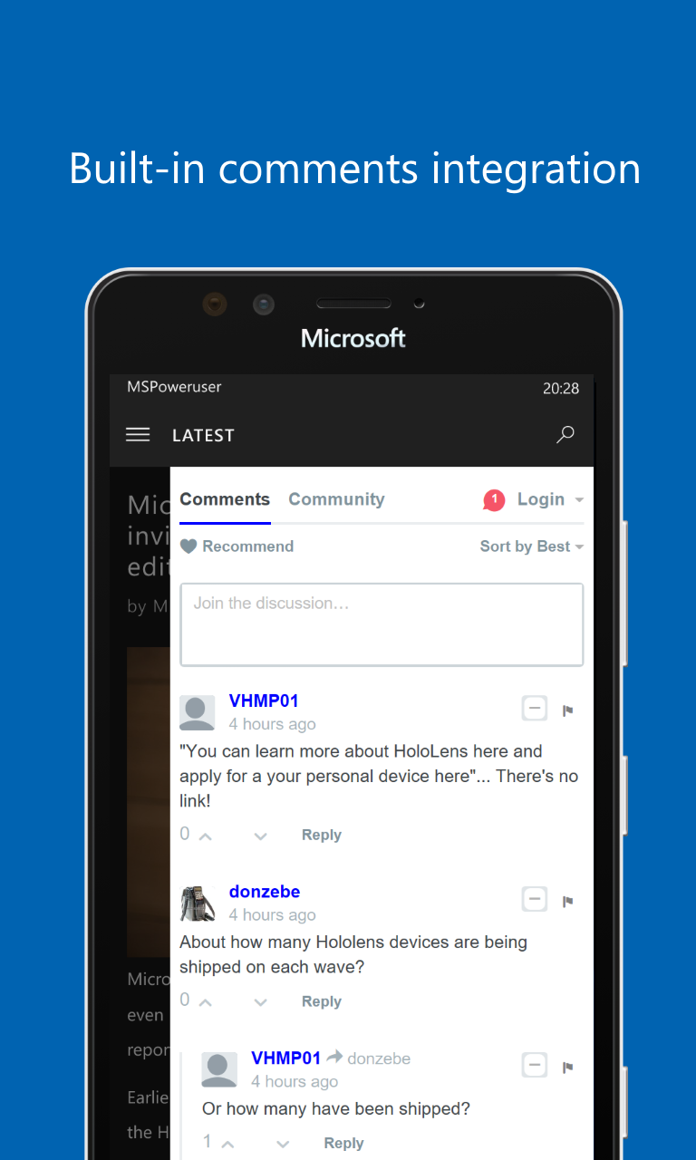 [available For Pcs Now] Introducing The New Mspoweruser App For Windows