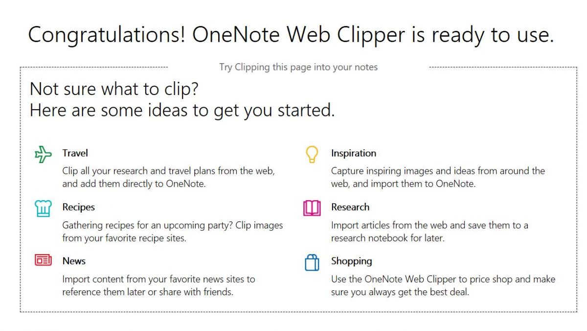 Onenote Web Clipper Edge Extension Updated In Windows Store Mspoweruser 5379