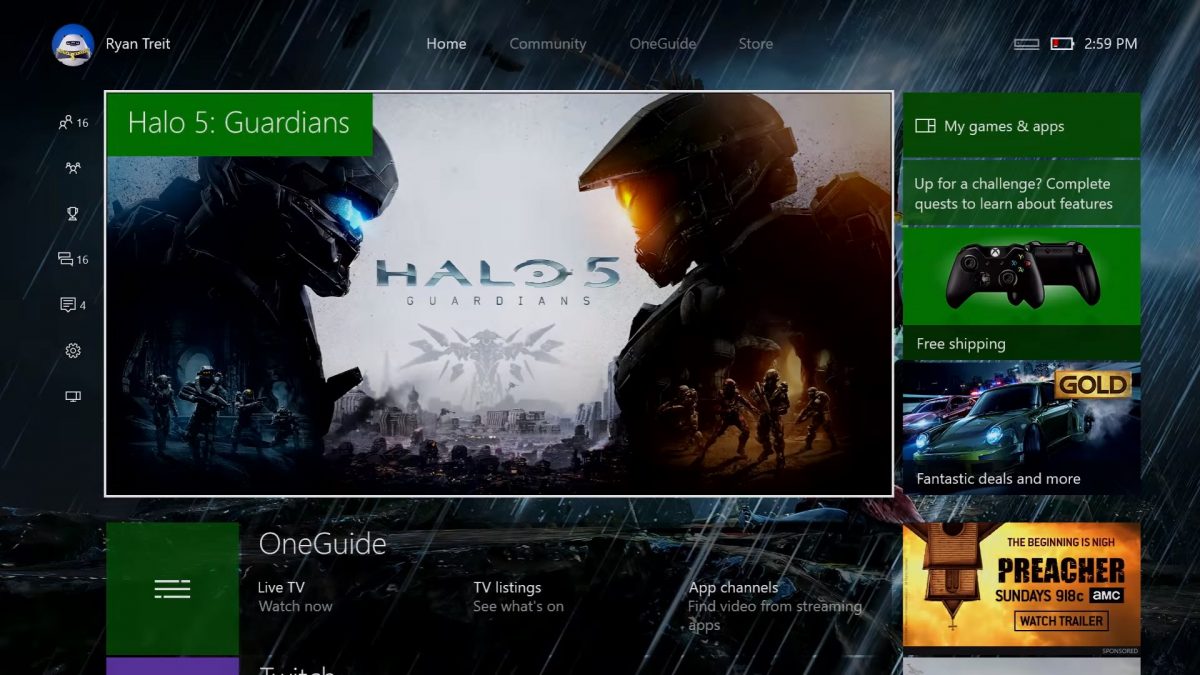 Microsoft releasing New Xbox One Preview build with Clubs & Looking for Group (LFG)