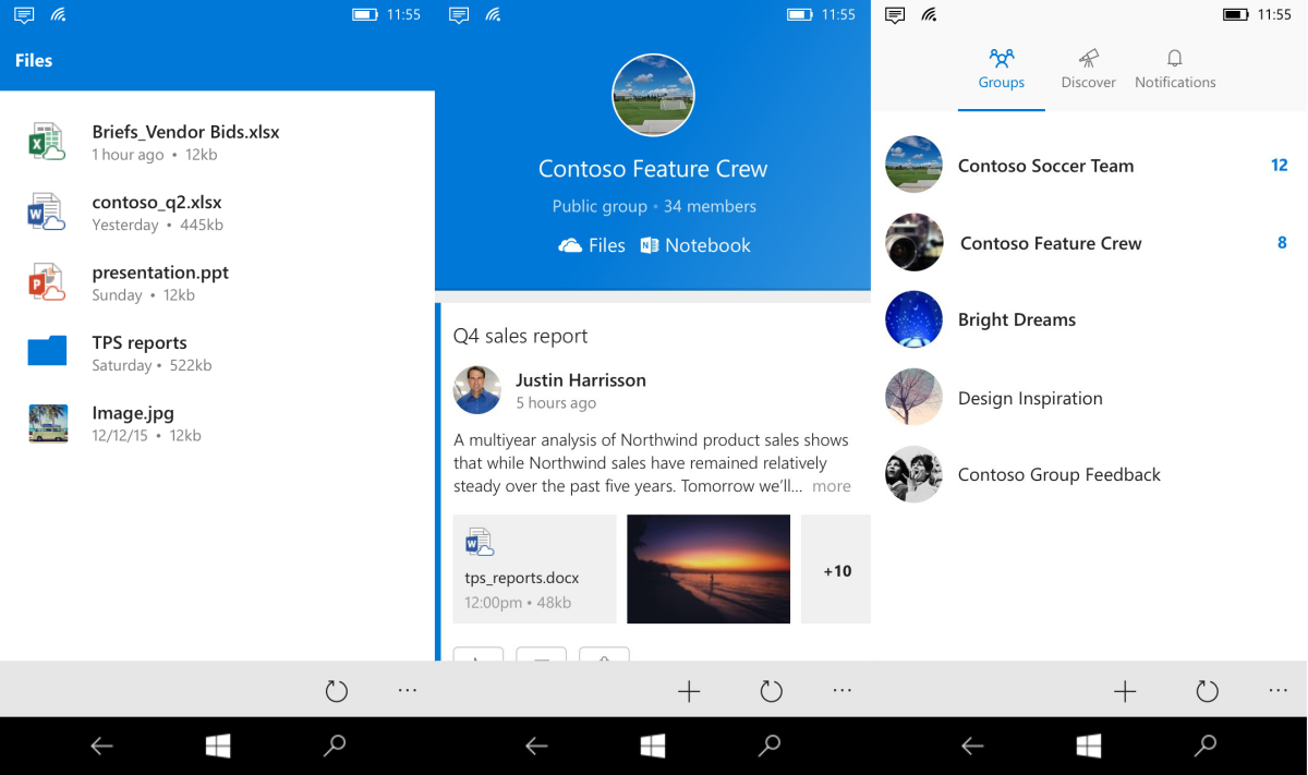 Outlook Groups, Xbox and Store app receive minor update in Windows Store